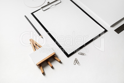 Blank stationery template