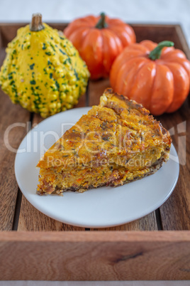 Herbstliche Kürbis Quiche