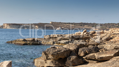 Marsaskala rocky coast