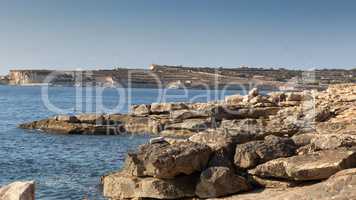 Marsaskala rocky coast