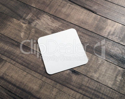 Square beer coaster