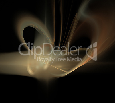 image of one Digital Fractal on Black Color image of one Digital Fractal on Black Color