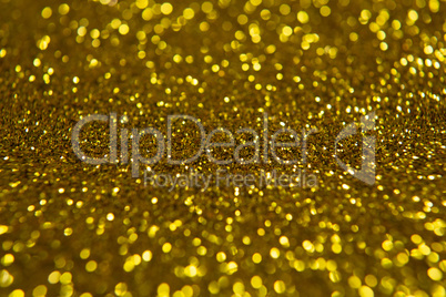 Yellow Christmas glitter