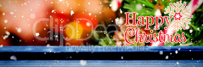 Composite image of christmas card