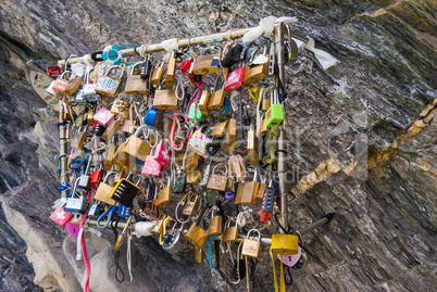 locks of love is a custom in some cultures that symbolize their love will be locked forever