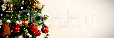Composite image of snow falling Composite image of snow falling