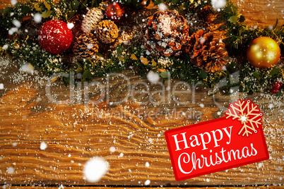 Composite image of greetings board