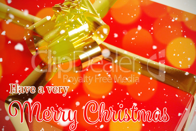 Composite image of christmas card