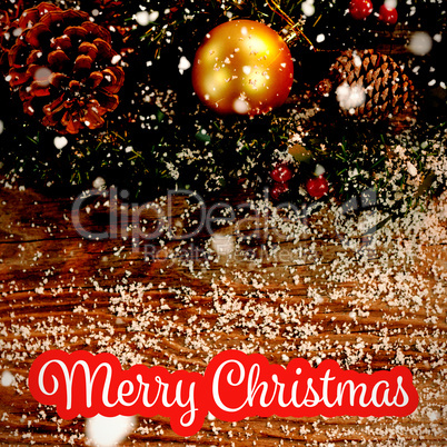 Composite image of white and red greeting card