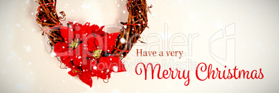 Composite image of christmas card