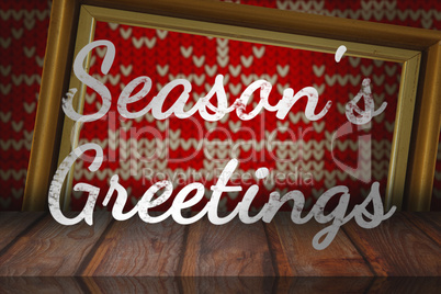 Composite image of seasons greetings