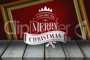 Composite image of christmas message