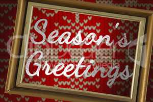 Composite image of seasons greetings