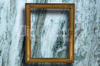 Composite image of empty photo frame