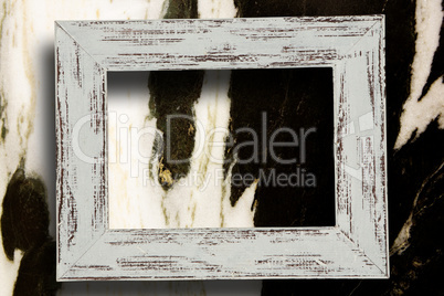 Composite image of empty photo frame