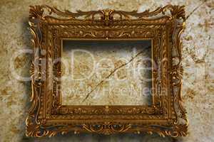 Composite image of empty photo frame