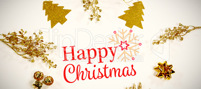 Composite image of christmas card