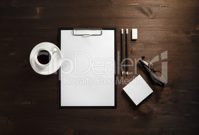 Blank stationery set