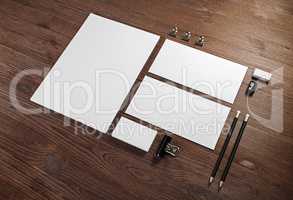 Blank stationery set