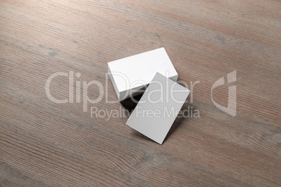 Blank business cards