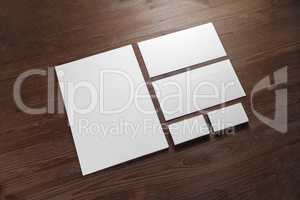 Blank stationery set