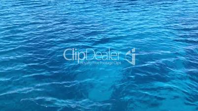 Crystal clear sea water