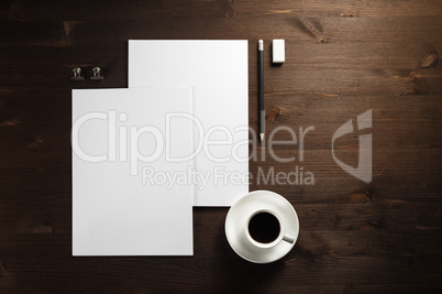 Blank branding template