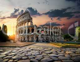 Sunlight on Colosseum