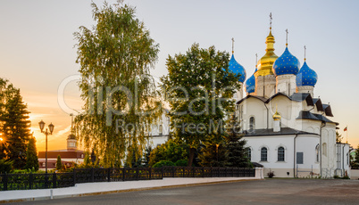 Blagoveshchensk cathedral in the Kazan Kremlin, Russia