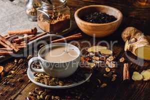 Spiced Indian Tea with Milk