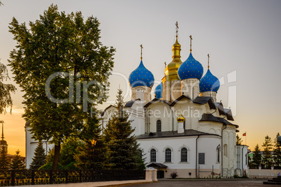 Blagoveshchensk cathedral in the Kazan Kremlin, Russia