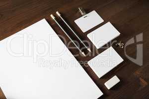 Blank stationery set