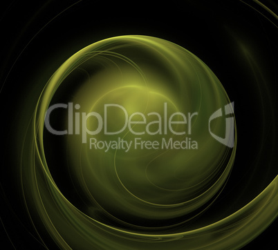 image of one Digital Fractal on Black Color image of one Digital Fractal on Black Color