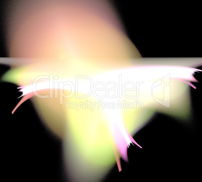 image of one Digital Fractal on Black Color image of one Digital Fractal on Black Color