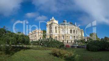 Odessa Opera theatre panoramic view
