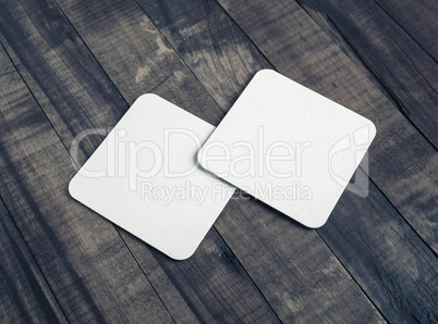 Square beer coasters