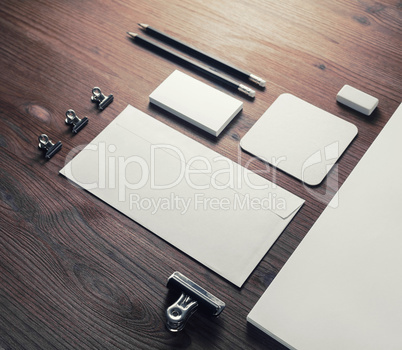 Blank stationery set