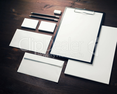 Blank stationery set