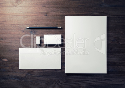 Blank stationery template