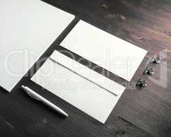 Blank stationery set