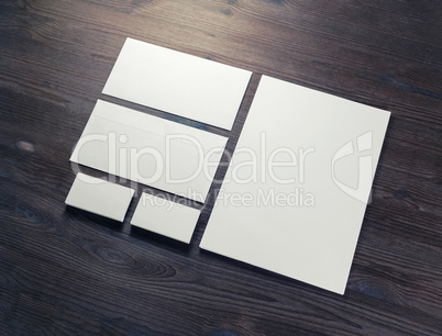 Blank corporate identity