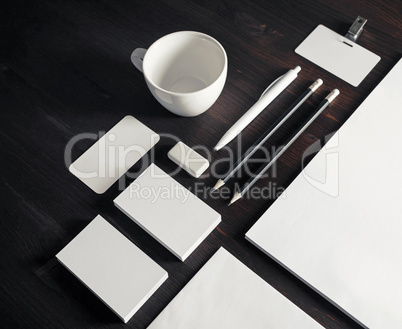 Blank corporate identity