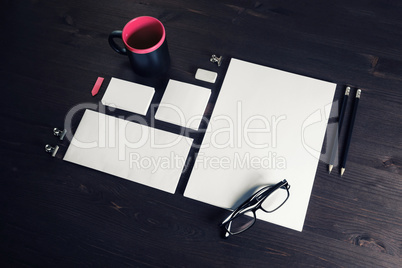 Blank corporate identity