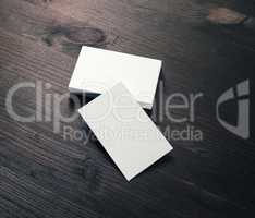 Blank business cards