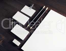 Blank stationery set