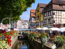 Colmar traditional french houses