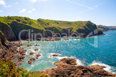 Cliffs of the Island of Jersey