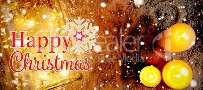 Composite image of christmas card