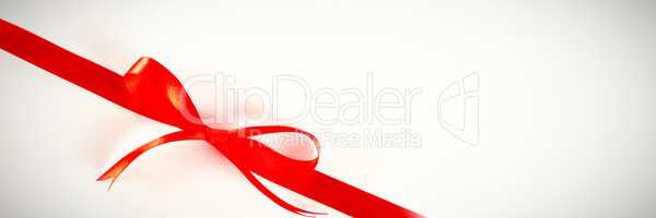 gift red ribbon bow, knot