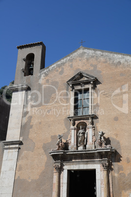 Kirche Santa Caterina in Taormina, Sizilien